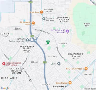 1 Kanal Residential Plot For Sale in DHA Phase 8 Block V