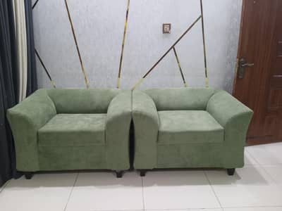 modern sofa set new almost