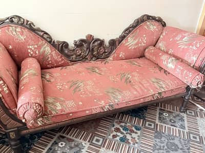 Traditional Wooden Sofa – Used