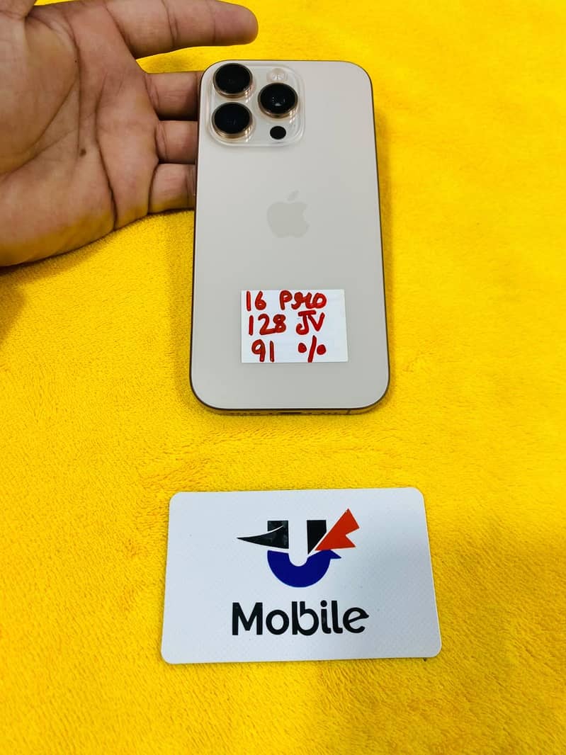 Apple iPhone 16 Pro 128GB Non PTA JV 91% Battery 0
