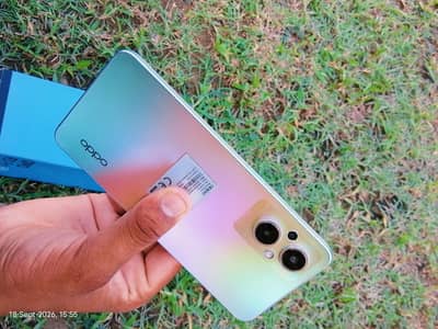 Oppo F21 Pro 5g Back Color Ring Light with Original chrgr box