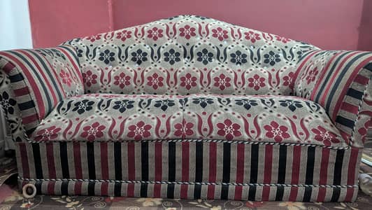 Complete 6-Seater Sofa Set (3 Pairs of 2-Seater) in Good Condition