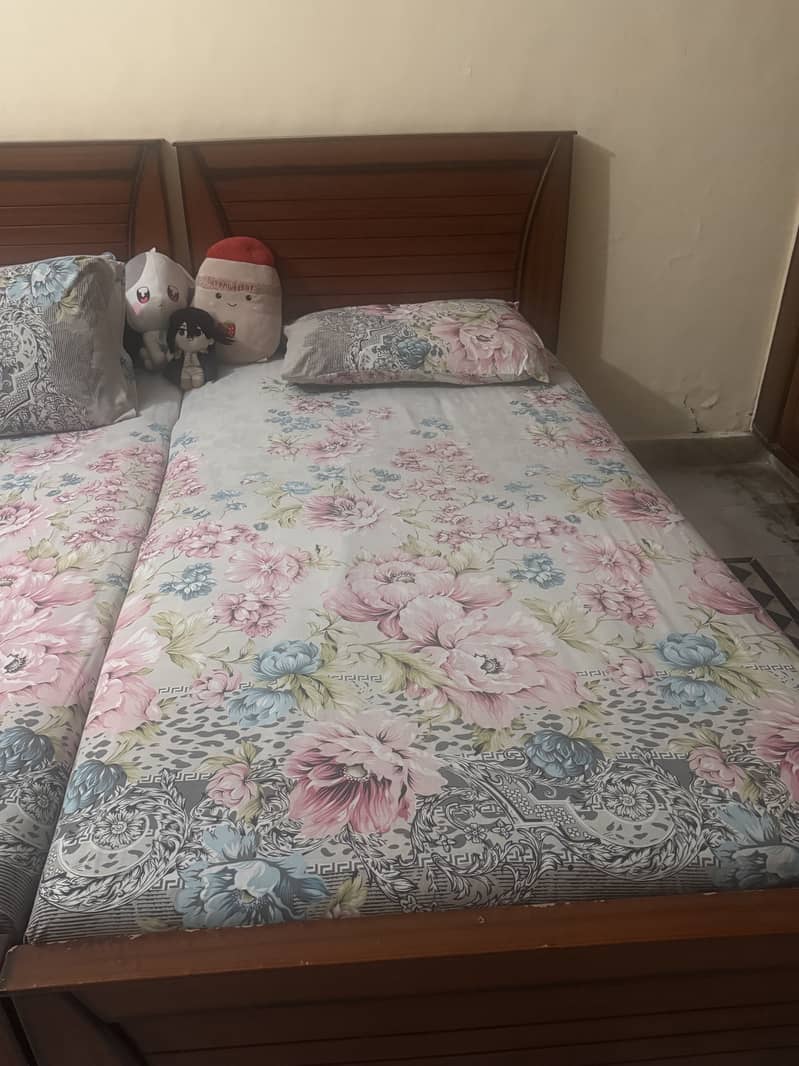 2 single beds 3