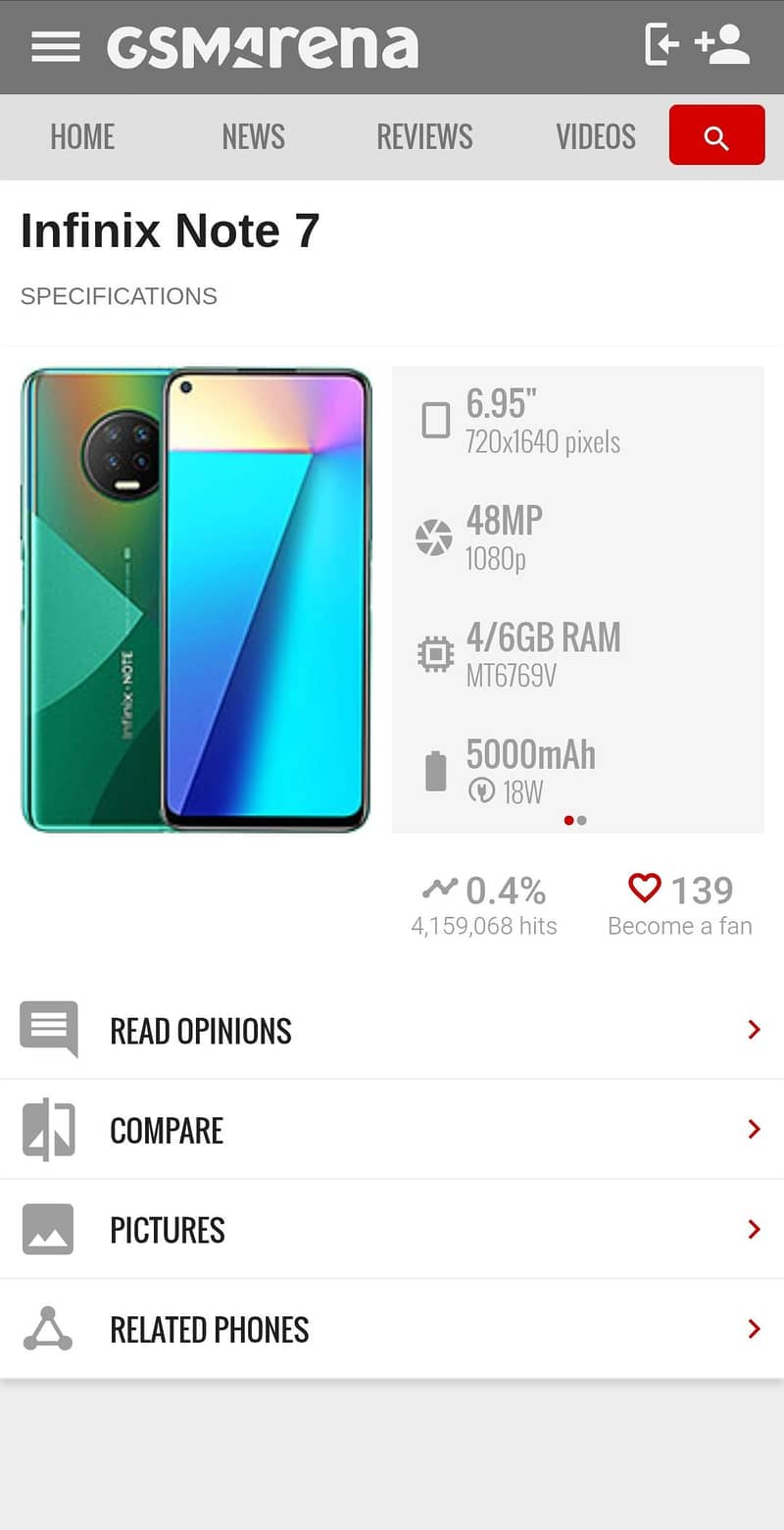 Infinix Note 7 6