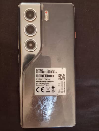 Tecno CAMON 40 Pro 8gb-256gb scratchless condition