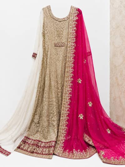 bridel maxi fulll heavy work for wedding