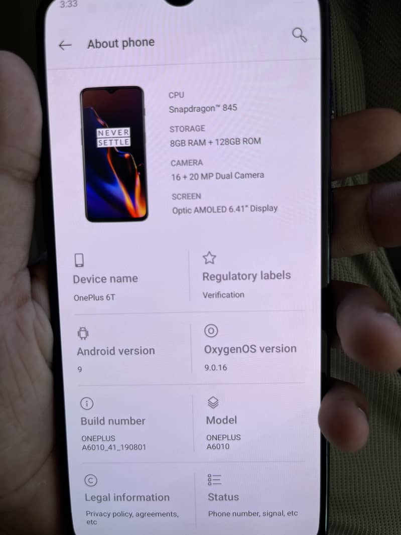 One Plus 6T 3