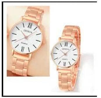 1PCS Women's Rose Gold Wristwatch - White Dial - New | Never Used A R3984