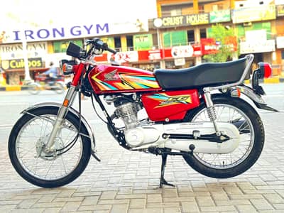 HONDA CG 125 2025/2026 total genuin 1500km drive Islamabad number