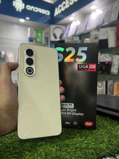 Itel S25 6GB RAM 128GB Storage With Box   AMOLED Display