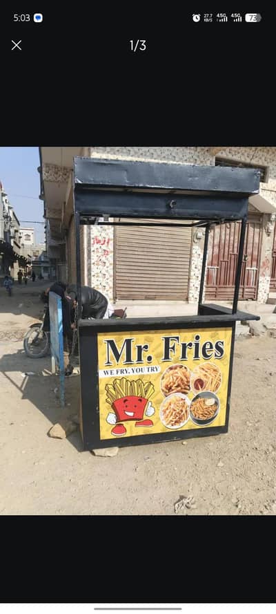 Fries Stall Iron Made with Heavy Weight