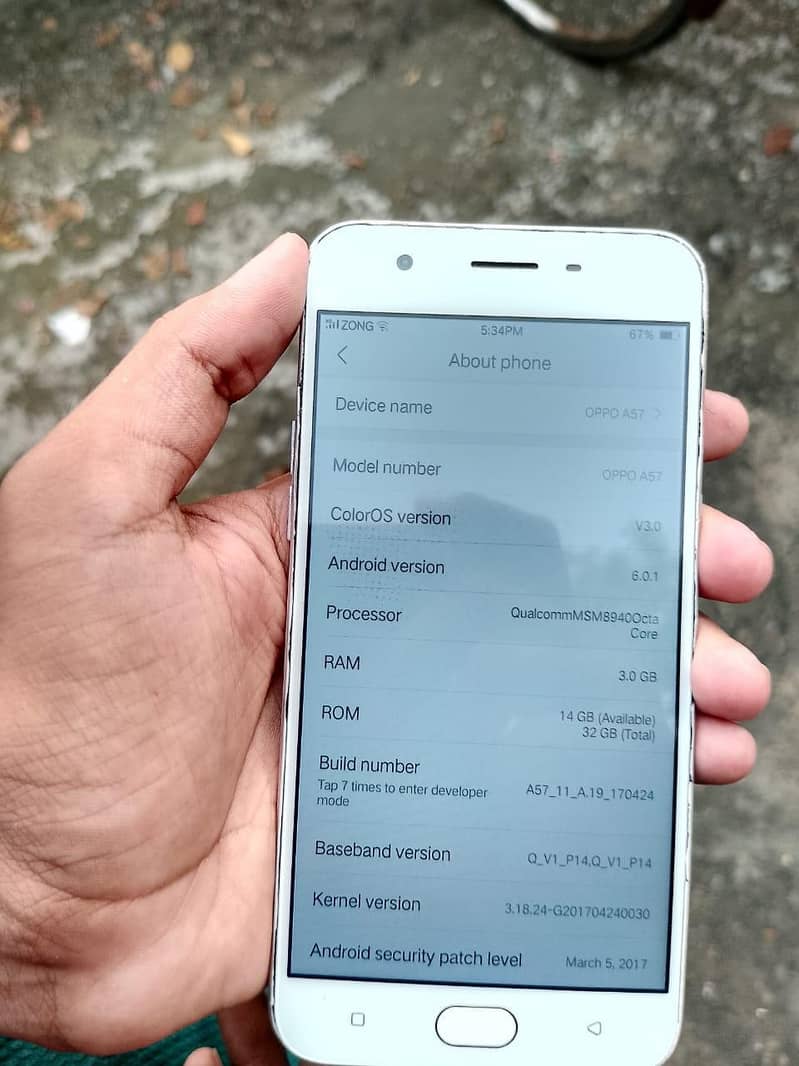 OPPO A57 5