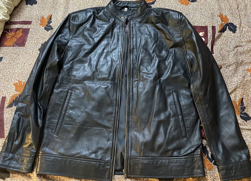 Leather jacket for man 1