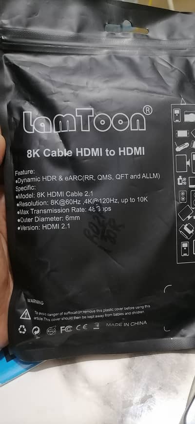 HDMI to HDMI Cable  LamToon
