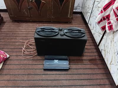 Hifine  speaker full boster volume with aptifarm with LCD 3IN1