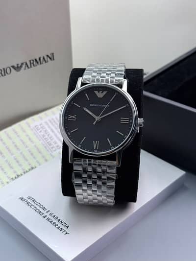 Emporio Armani Men's original watch, branded watches, Stainless Steel