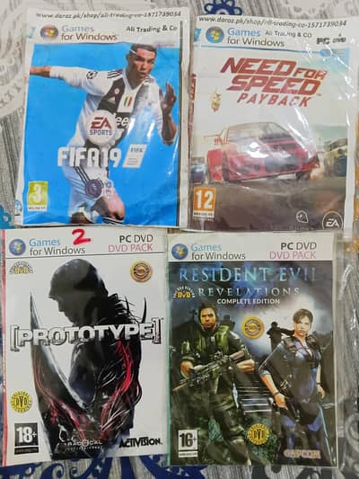 Games DVDs