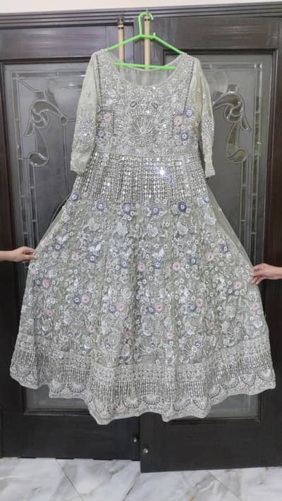 Beautiful Valima Wedding Dress | Heavy Embroidered Maxi