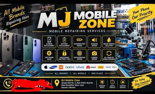MJ Mobile Repairing Service All Kinds of Mobile