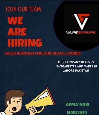 Sales person required