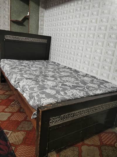 Wooden Single Bed for Sale
