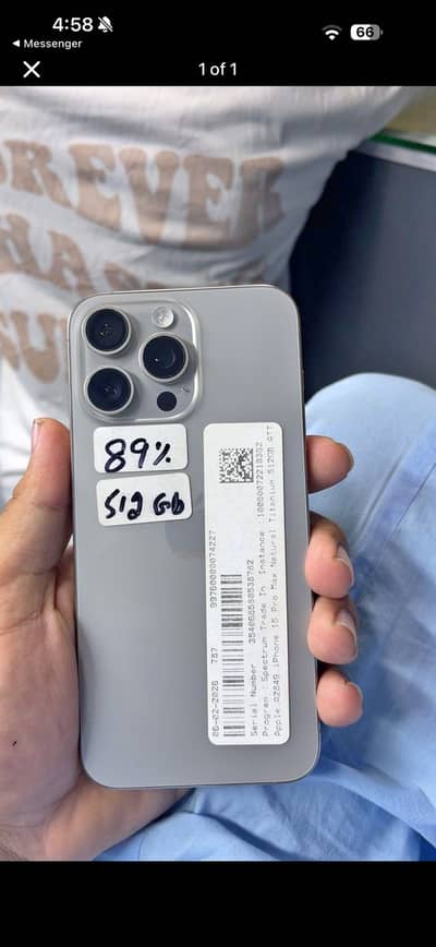 Apple iPhone 15 Pro Max 512 JV