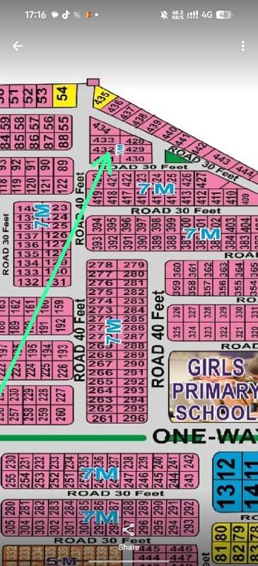 Seven Marla Plot Govt Employees Cooperative for Sale