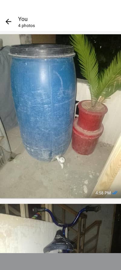water storage drum