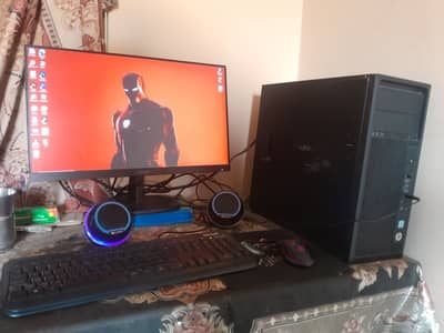 I core 7 6th generation, IPS 24 inches Moniter Full setup