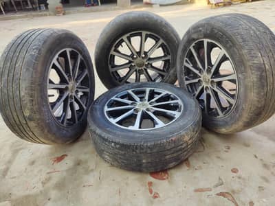 Tyres with Alloy rims