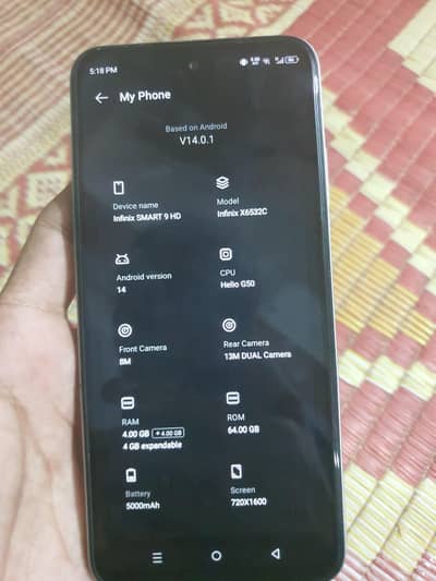 Infinix Smart 9hd