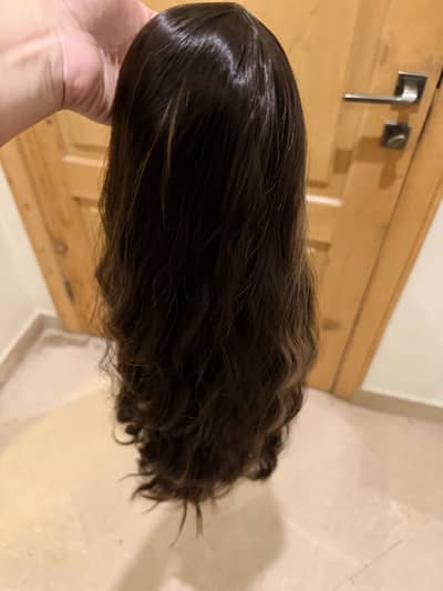 Beautiful natural dark brown with highlights from Kashees