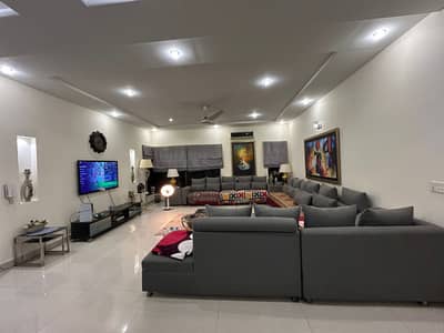 One Kanal Slightly Used Ultra Modern Designer Owner Build 7-bedroom Full Basement Bungalow For Sale At Prime Location Of DHA Lahore Near To Park Masjid & Commercial Market.