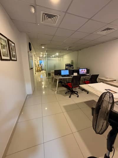 950 Sq. Ft. furnished Office Available For Rent In Giga Mall, World Trade Center, DHA Phase 2, Islamabad.