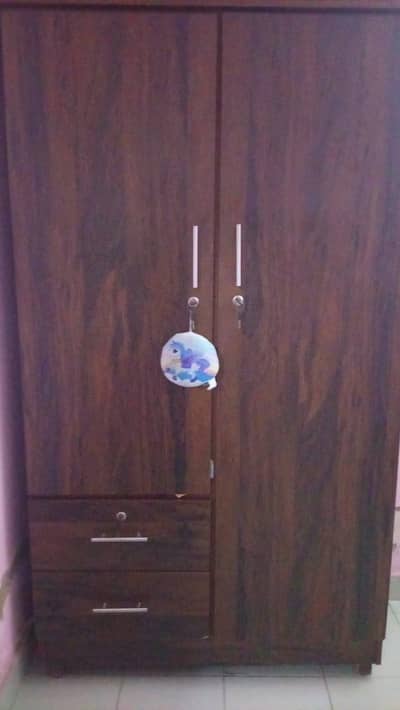 2 door cupboard available for urgent sell