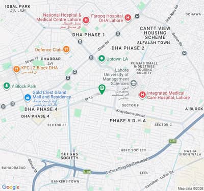 58 Marla Residential Plot for Sale in DHA Phase 5 G Block Lahore Prime Location at Reasonable Price