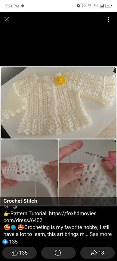 Hand made baby frock
