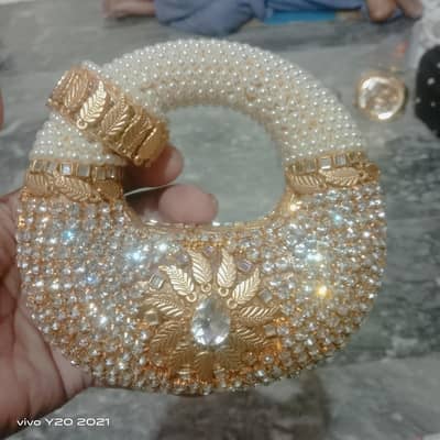 Beautiful Embellished Bridal Party Clutch Bag for women