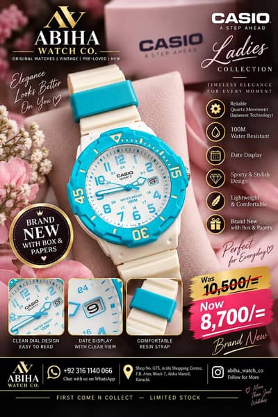 Multiple brand women watches on sale.