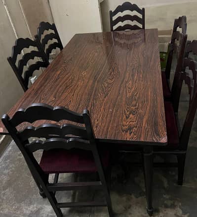 used dining table with 6 chairs