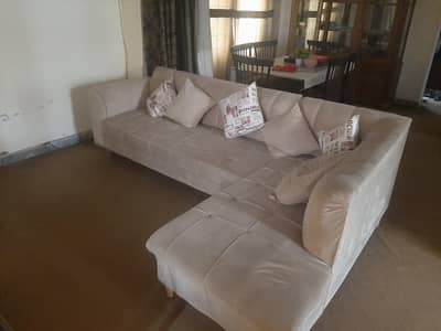 7 seater L shape sofa