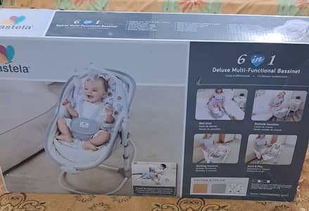 Brand New Sealed Mastela 6-in-1 Deluxe Baby Bassinet