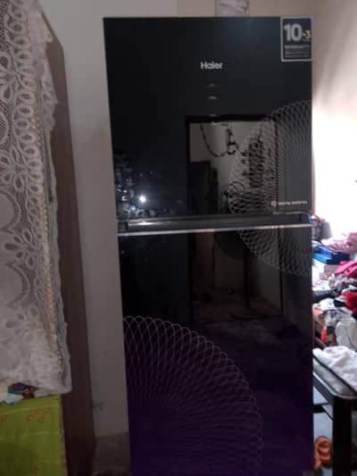 Haier fridge for sale almost new ha. only call . 03297167194