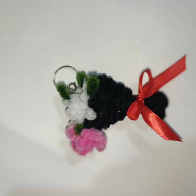 Bouquet keychain