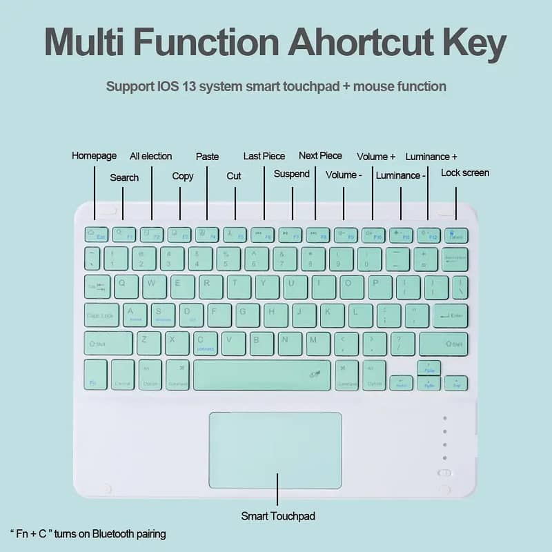 Keyboard+mouse bundle wireless Bluetooth connection 2