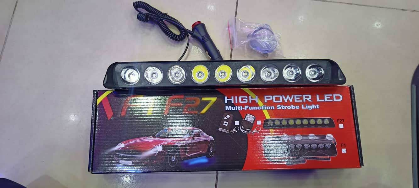 F1 high power led multi function strobe light for car 0