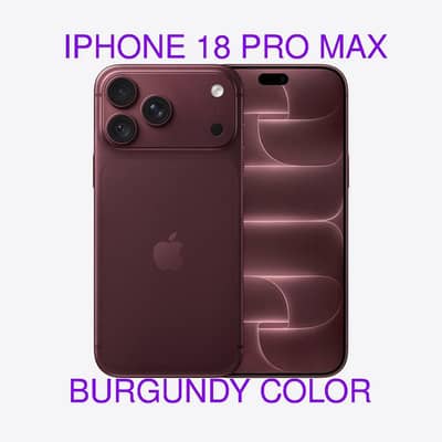 IPHONE 18 PRO MAX 6.9"256GB PHYSICAL+E SIM