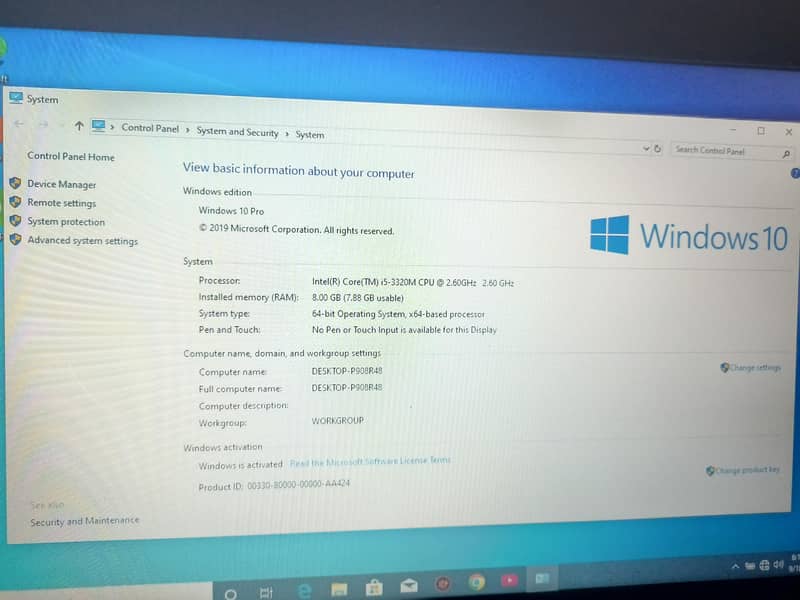 HP i5 3rd generation 2