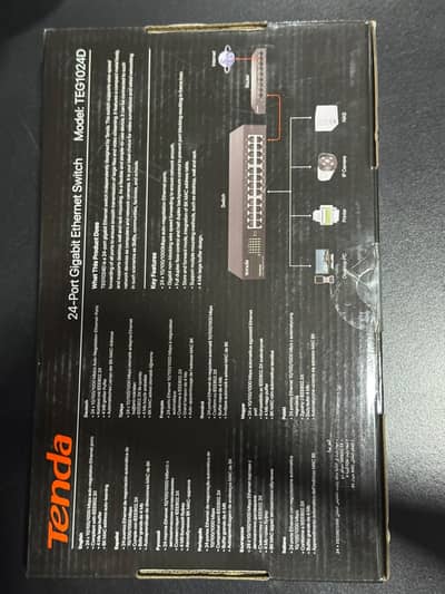 Tenda TEG1024D 24 Port Gigabit Ethernet Switch