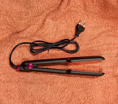 Ceramic Hair Straightener Black Pink Instant Heat Up